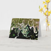 抽象芸術カラー勉強498、カード カード (黄色い花)