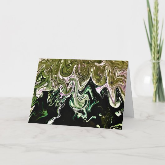 抽象芸術カラー勉強498、カード カード (正面)