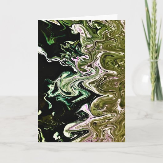 抽象芸術カラー勉強498、カード カード (正面)