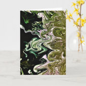 抽象芸術カラー勉強498、カード カード (黄色い花)