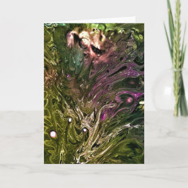 抽象芸術カラー勉強499、カード カード