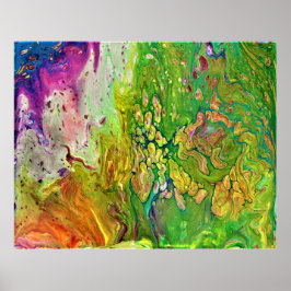 抽象芸術カラー勉強4, ポスター