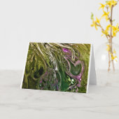 抽象芸術カラー勉強500、カード カード (黄色い花)