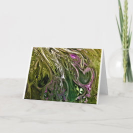 抽象芸術カラー勉強500、カード カード