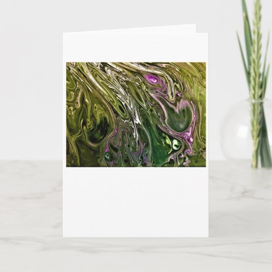 抽象芸術カラー勉強500、カード カード (正面)