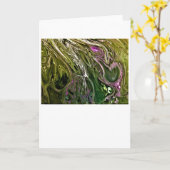 抽象芸術カラー勉強500、カード カード (黄色い花)