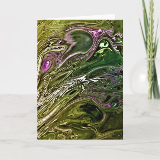 抽象芸術カラー勉強500、カード カード (正面)