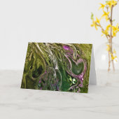 抽象芸術カラー勉強500、カード カード (黄色い花)