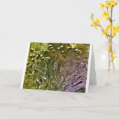 抽象芸術カラー勉強501、カード カード (黄色い花)