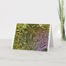 抽象芸術カラー勉強501、カード カード