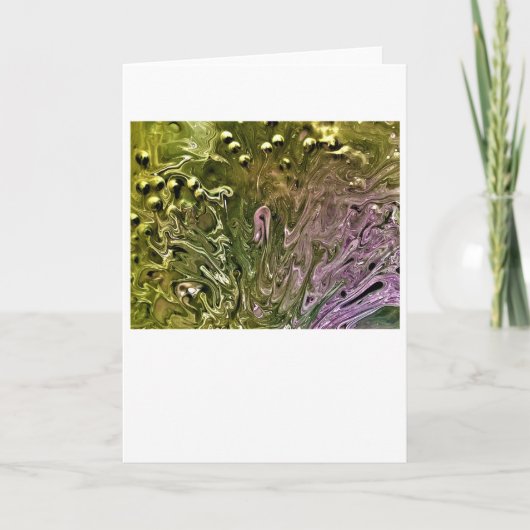 抽象芸術カラー勉強501、カード カード (正面)