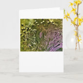 抽象芸術カラー勉強501、カード カード (黄色い花)