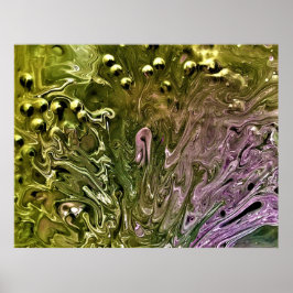 抽象芸術カラー勉強501、 ポスター