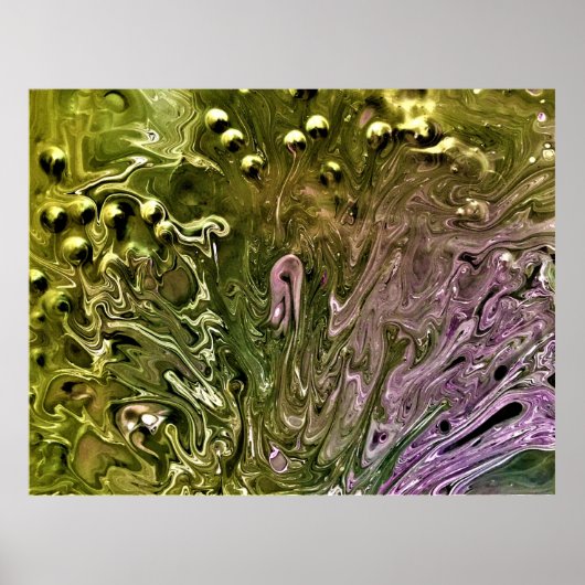 抽象芸術カラー勉強501、 ポスター (正面)