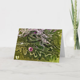 抽象芸術カラー勉強502、カード カード