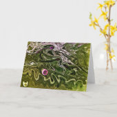 抽象芸術カラー勉強502、カード カード (黄色い花)