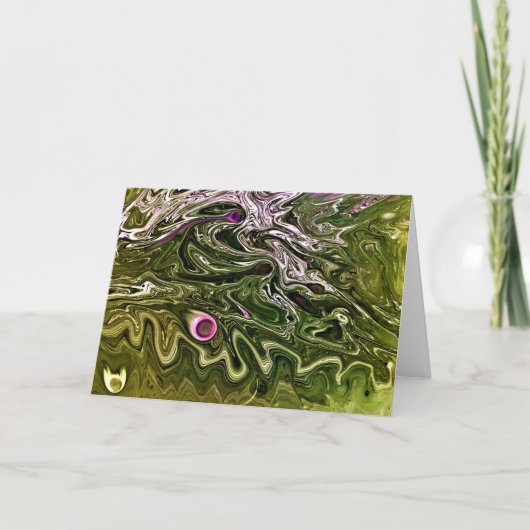 抽象芸術カラー勉強502、カード カード (正面)