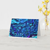 抽象芸術カラー勉強505、カード カード (黄色い花)