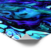 抽象芸術カラー勉強505、 ポスター (角)