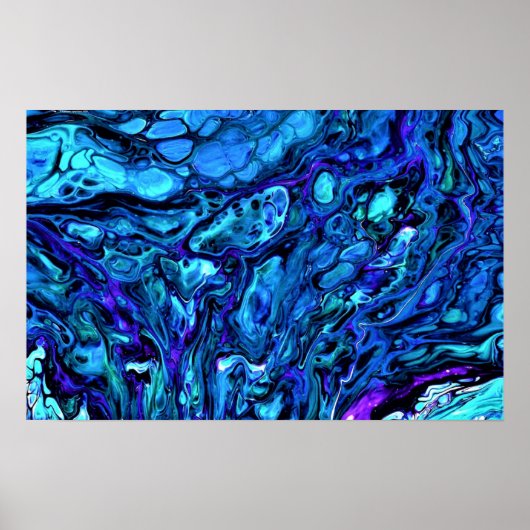 抽象芸術カラー勉強505、 ポスター (正面)