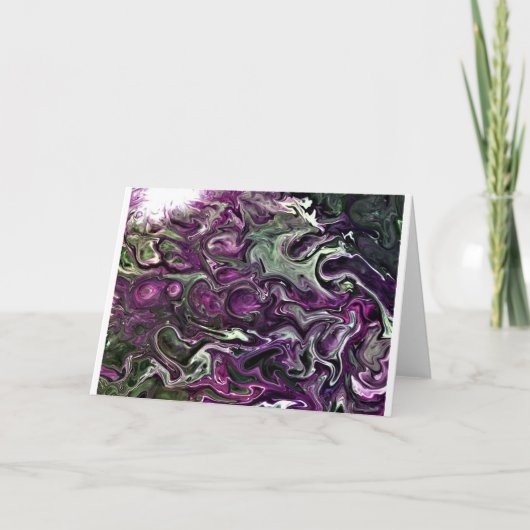 抽象芸術カラー勉強506、カード カード (正面)