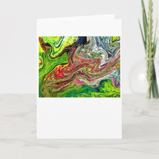 抽象芸術カラー勉強52、カード カード (正面)