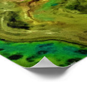 抽象芸術カラー勉強52, ポスター (角)