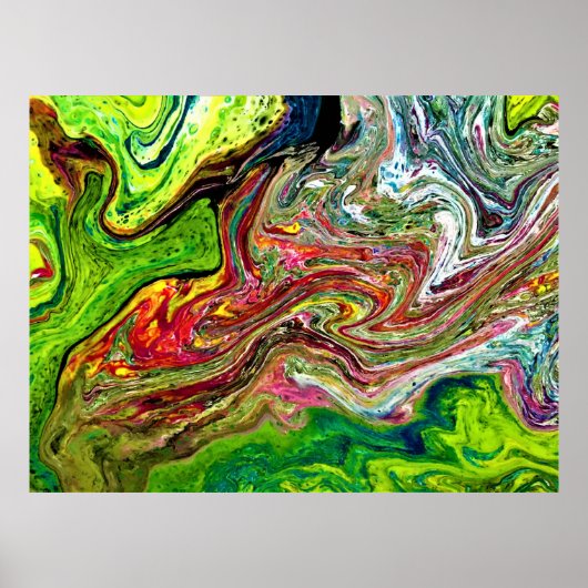 抽象芸術カラー勉強52, ポスター (正面)