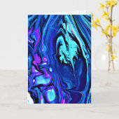 抽象芸術カラー勉強55、カード カード (黄色い花)