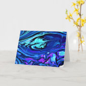 抽象芸術カラー勉強55、カード カード (黄色い花)