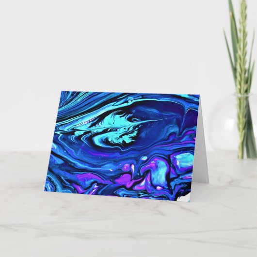 抽象芸術カラー勉強55、カード カード (正面)