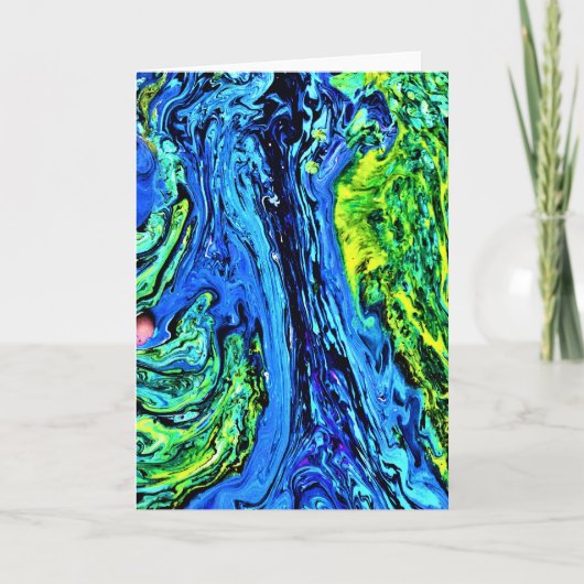 抽象芸術カラー勉強56、カード カード (正面)