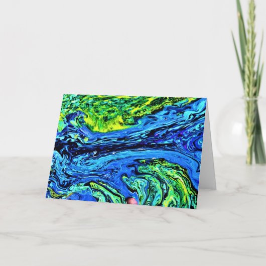 抽象芸術カラー勉強56、カード カード (正面)