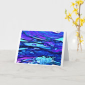 抽象芸術カラー勉強57、カード カード (黄色い花)