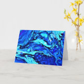 抽象芸術カラー勉強59、カード カード (黄色い花)