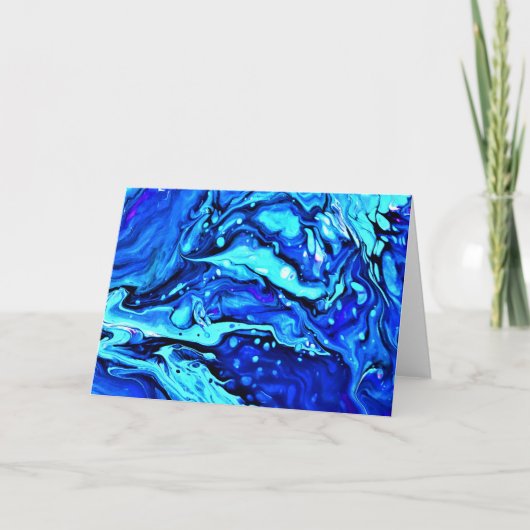 抽象芸術カラー勉強59、カード カード (正面)