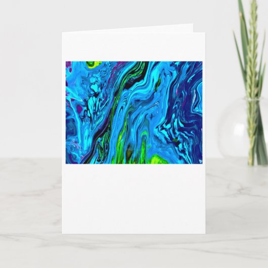 抽象芸術カラー勉強60、カード カード (正面)