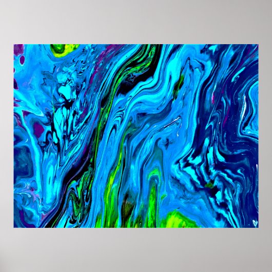 抽象芸術カラー勉強60、 ポスター (正面)