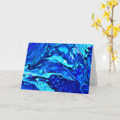 抽象芸術カラー勉強61、カード カード (黄色い花)