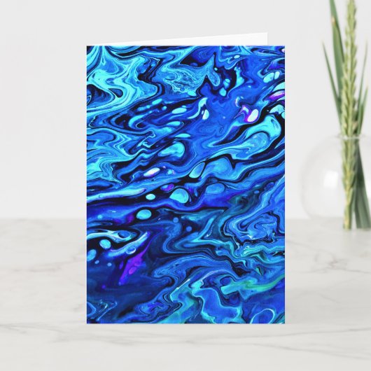 抽象芸術カラー勉強63、カード カード (正面)