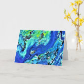 抽象芸術カラー勉強66、カード カード (黄色い花)