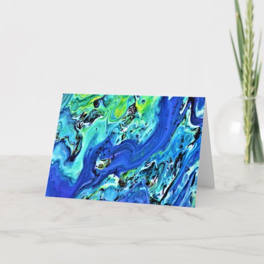 抽象芸術カラー勉強66、カード カード (正面)