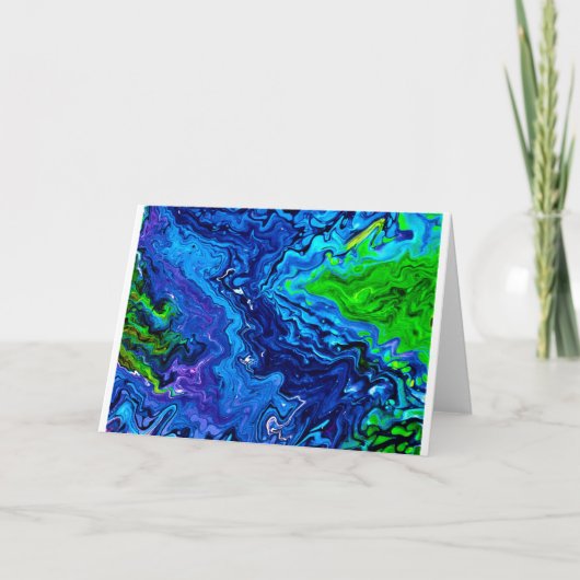 抽象芸術カラー勉強68、カード カード (正面)