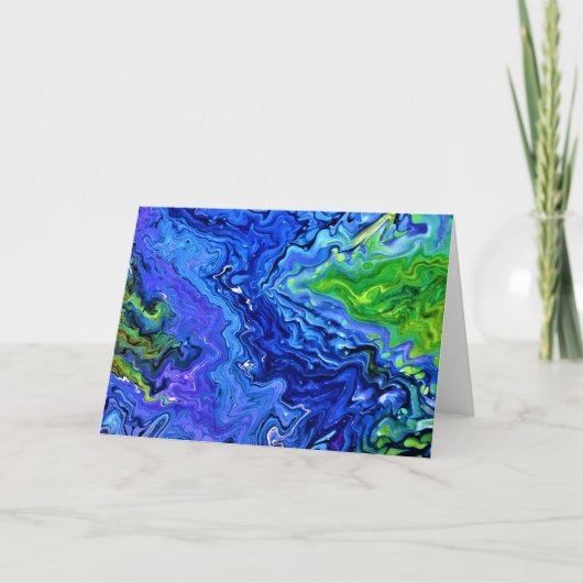 抽象芸術カラー勉強68、カード カード (正面)