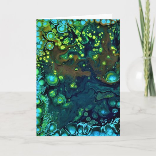 抽象芸術カラー勉強6、カード カード (正面)