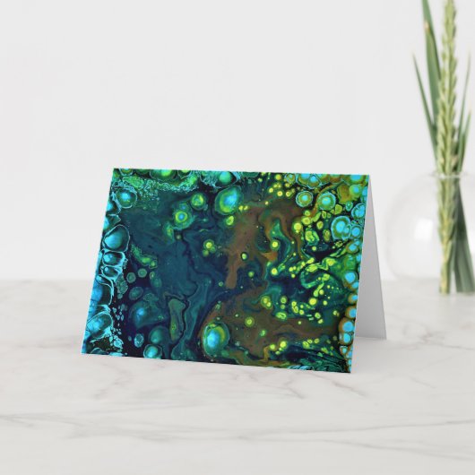 抽象芸術カラー勉強6、カード カード (正面)