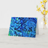 抽象芸術カラー勉強70、カード カード (黄色い花)