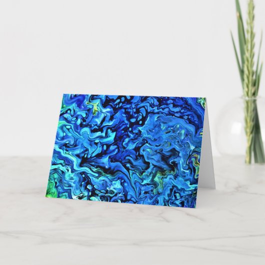 抽象芸術カラー勉強70、カード カード (正面)