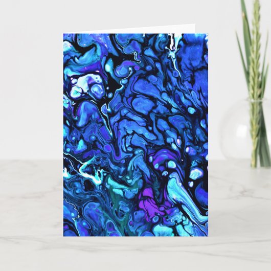 抽象芸術カラー勉強71、カード カード (正面)