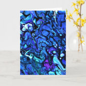 抽象芸術カラー勉強71、カード カード (黄色い花)